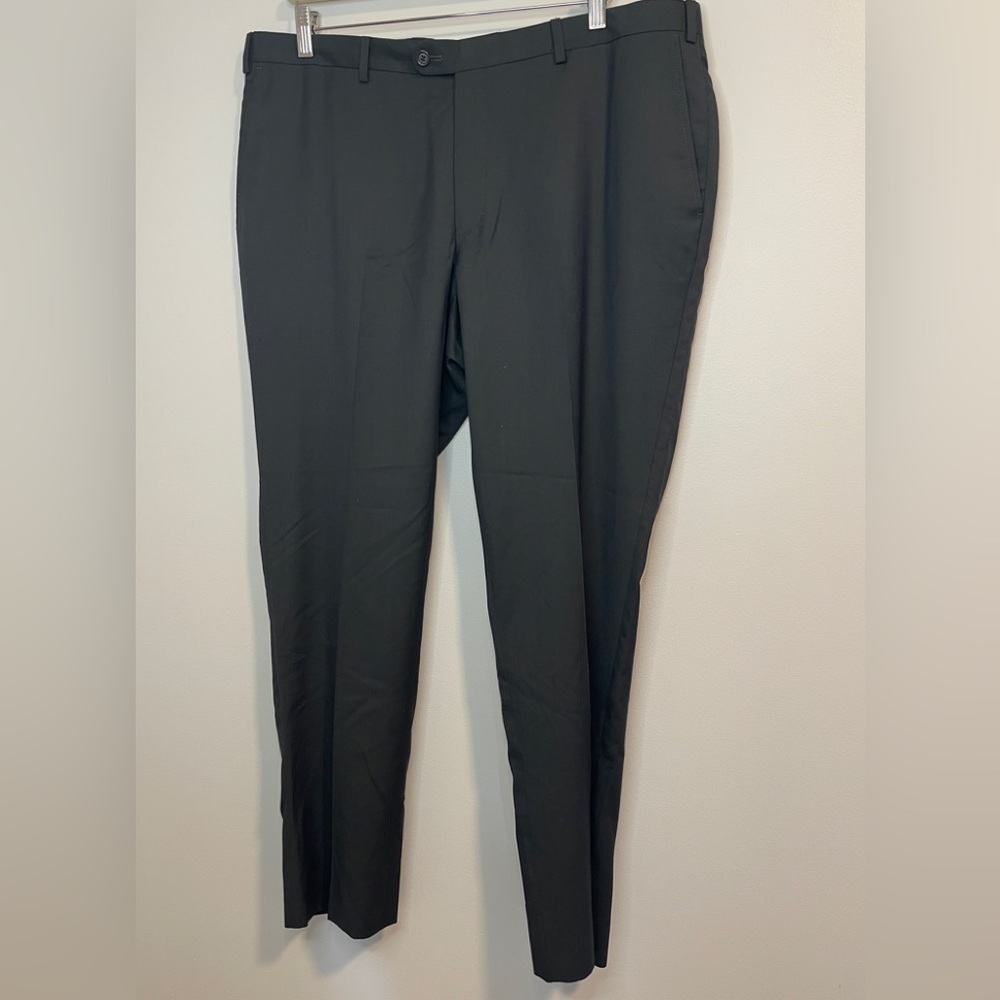 Hickey Freeman Elegant Charcoal Men's Dress Pants 40x30